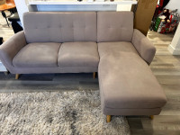 Right facing sectional sofa