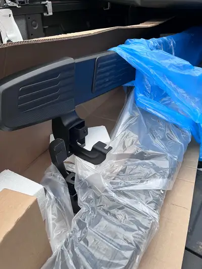 Brand new running boards. I asked dealer not to instal on truck. GMC elevation crew cab