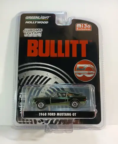 1968 Ford Mustang GT. 2018 Greenlight Bullitt Chrome Edition, View more