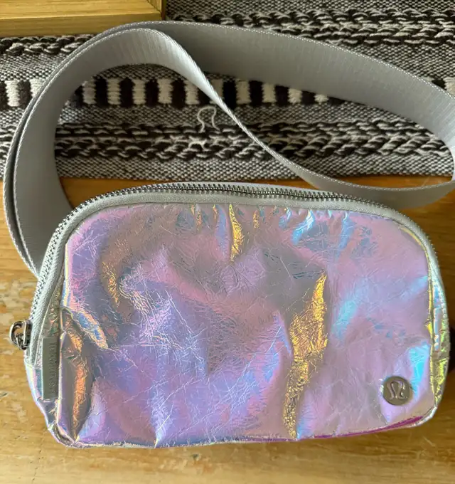 Lululemon iridescent belt bag