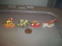 Vintage Jurassic Park metal Dinosaurs  x 4