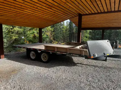 Great double axle trailer for sale.