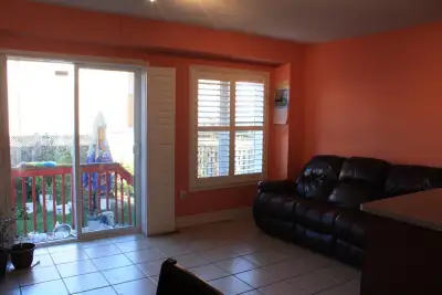 Nice clean upper level master bedroom with 2 windows and 2 closet and attached washroom for rent. Ma...