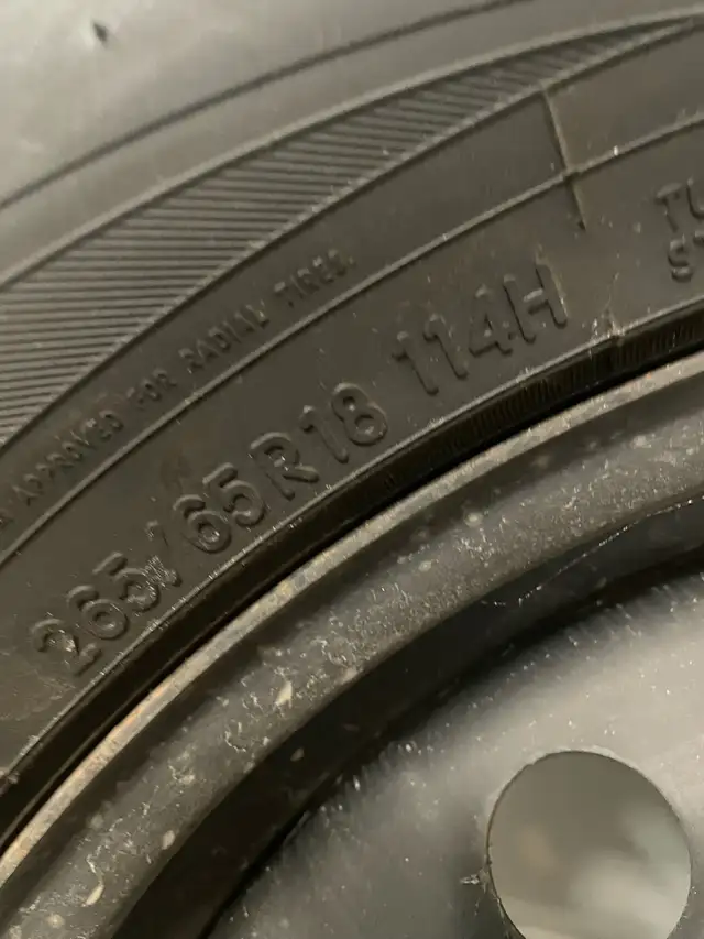 Set of 4 Snow Tires on Steel Rims | Tires & Rims | Strathcona County ...