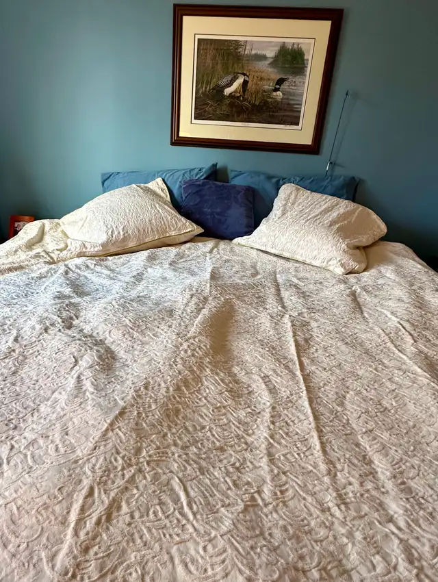 Queen bedspread with 2 pillow shams in Bedding in Ottawa - Image 3
