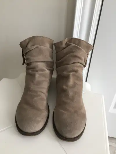 Nine West Leather Ankle Casual Boots shoes, Women's Size 9.1/2M, View more