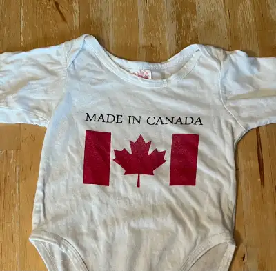 LS "Made in Canada" 6-9 Month Bodysuit, View more