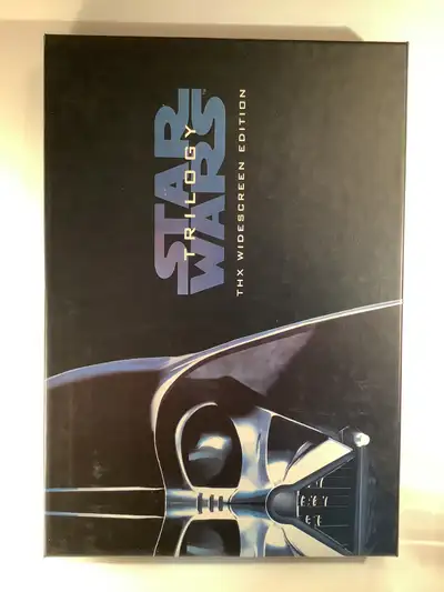 For sale is a Star Wars Trilogy THX Widescreen Edition boxed set of VHS tapes. The 1995 boxed set in...