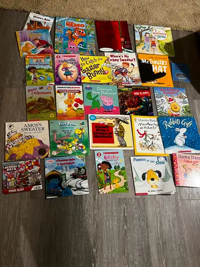 Various children’s reading books Looking to sell as a lot $15 Pick up woodlands or meet in Warren or...