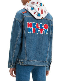 Levi X Hello Kitty Dad Trucker Denim Jacket