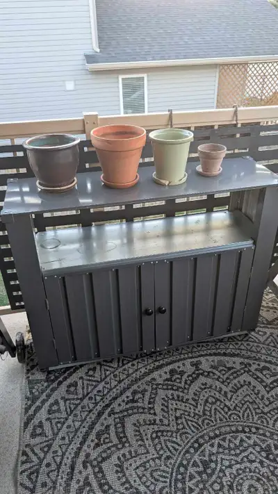 outdoor utility table/cabinet , View more