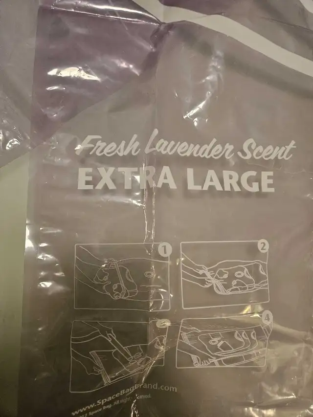 MOVING SALE!- Space Bag Jumbo & Extra Large Lavender Scented Sto in Storage & Organization in Oakville / Halton Region - Image 4
