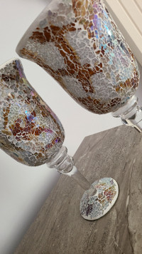 Decor vases/goblets (set of 2)