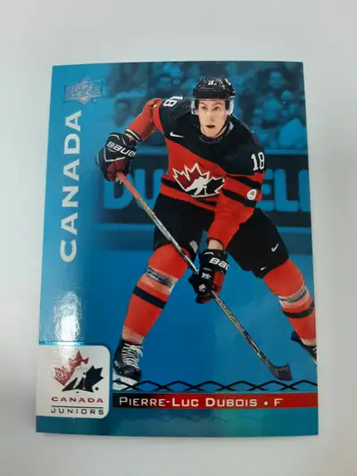 Pierre-Luc Dubois 2017 Upper Deck Team Canada Juniors Blue, View more