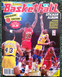1990/91 Panini Basketball Sticker Album & 2 Spiderman Comics