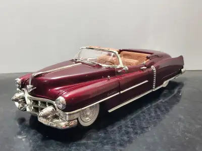 '53 Cadillac as a 1/18 scale diecast metal & plastic collectible, View more