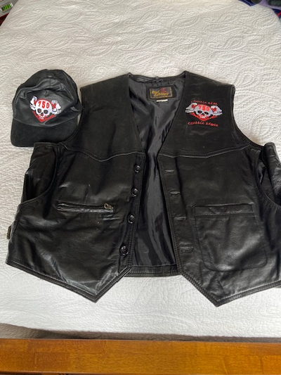 Leather Vest , Hat, View more