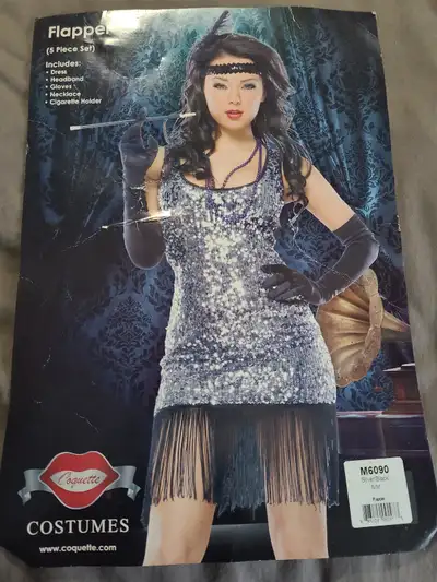  Flapper Costume / Womens S/M, View more