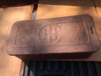 Vintage IHC International Harvester Tin Tool Box