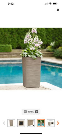 Serenity Clay Planter 26 inch New
