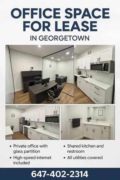 If you or someone you know is looking for an office space for lease in Georgetown, we have an excell...