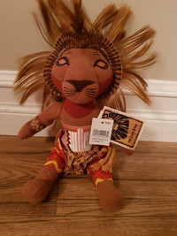 Lion King Broadway Musical 10" Simba Disney new