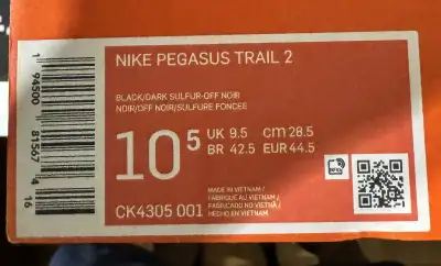 Nike Pegasus Trail 2 size 10.5, View more