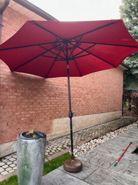 Patio umbrella  and base