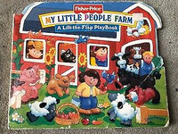 FISHER-PRICE - MY LITTLE PEOPLE FARM - LIFT THE FLAP BOOK