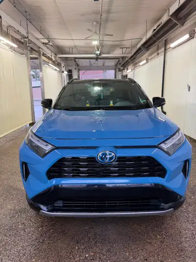 Selling my Toyota RAV4 Hybrid XSE 2024 in rare Cavalry Blue with black roof — hard to find spec that...