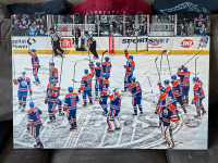 Large Edmonton Oilers canvas prints