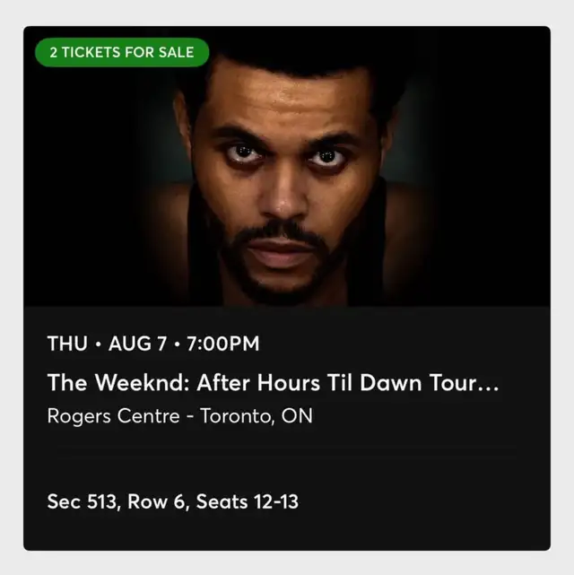 The Weeknd Tickets - Aug 763280451707779121