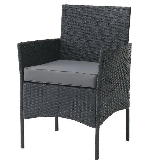 4pc Rattan wicker Outdoor Sofa, 2 Cushioned Chairs, and Table  in Patio & Garden Furniture in Markham / York Region - Image 9