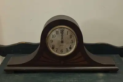 ANTIQUE SESSIONS USA INLAY MANTEL CLOCK - 1920S, View more