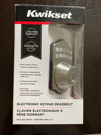 Electronic keypad deadbolt