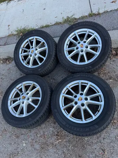 Were used on 2016 Porsche Cayenne. 255 55 R18 tread depth remaining for 2 winter seasons more, depen...