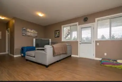 34838 1st ave Abbotsford bc 2 Bedroom basement and 1 washroom ground level basement suite located on...
