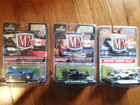 1:64 M2 Castline Detroit Muscle 1971 Plymouth Cuda HEMI set of 3