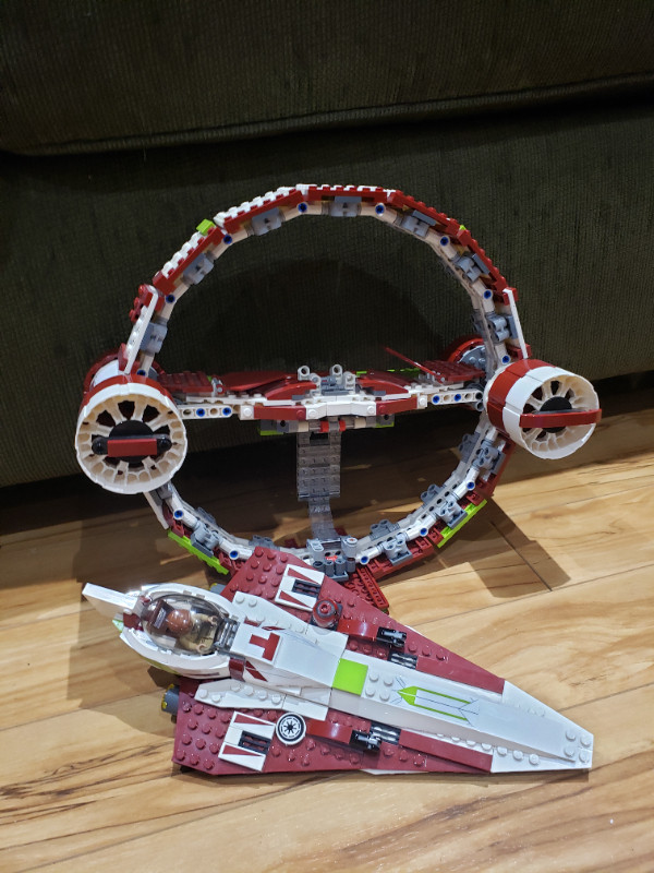 Star Wars lego set # 75191 Jedi Starfighter with Hyperdrive in Toys & Games in Saint John - Image 2