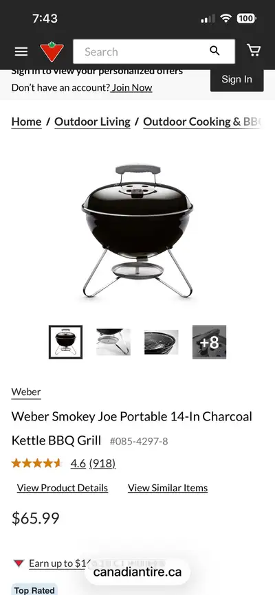 Weber little Joe , View more