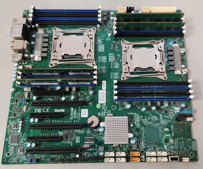 Supermicro X10DAi motherboard + 2 Xeon + 16 GB RAM, View more
