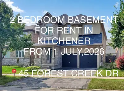 LOCATED IN : DOON SOUTH AREA Available from: 1st July ,2026 Close to All Amenities: - 2 Min walk to...