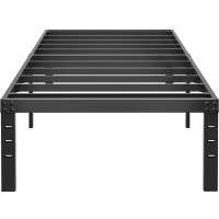 NEW - HOBINCHE 14" Twin/Single Metal Bed Frame Supports 2000 lbs