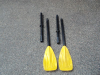 Pair Collapsible Paddles OARS for canoe or boat safety backup!