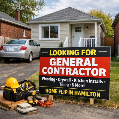 Looking for General Contractor for Home Flip in Hamilton, View more