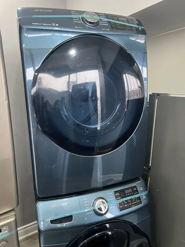 blue SMART WASHER ELECTRIC DRYER SET CAN DELIVER  in Washers & Dryers in Mississauga / Peel Region - Image 4