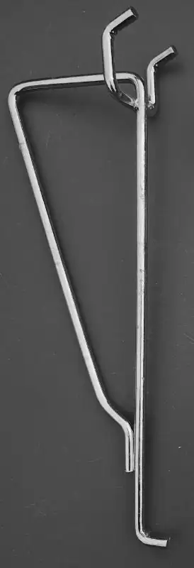 CRAWFORD 18580 Shelf Bracket Hook, Silver, View more