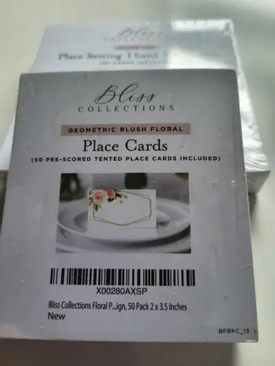 Each of the items listed I purchased for my daughters wedding and then Covid hit. We didn't need the...