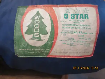 Woods Sleeping Bags - 2 singles, 1 double -excellent condition, View more