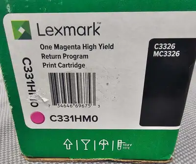 New! Lexmark C331HM0 Magenta High Yield Toner , View more